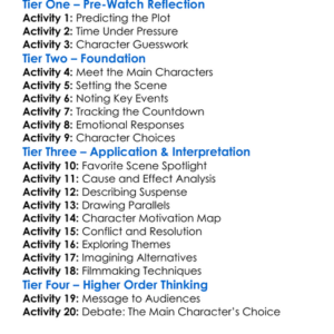 As Time Runs Out 1999 Worksheet Activity Booklet