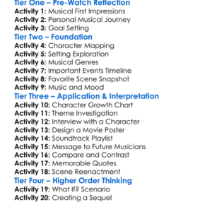 Aspiring To Music 2021 Worksheet Activity Booklet