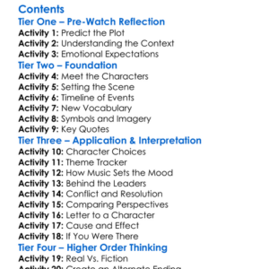 Aum The Cult At The End Of The World 2025 Worksheet Activity Booklet