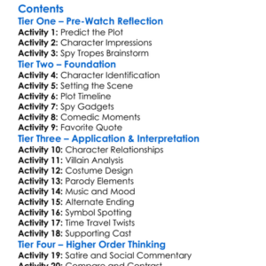 Austin Powers The Spy Who Shagged Me 1999 Worksheet Activity Booklet