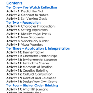 Avatar The Deep Dive Worksheet Activity Booklet