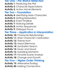 Avengement 2019 Worksheet Activity Booklet