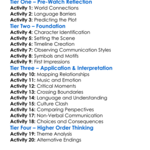 Babel 2006 Worksheet Activity Booklet