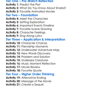 Baby Sharks Big Movie Worksheet Activity Booklet