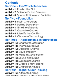 Babylon 5 The Lost Tales Worksheet Activity Booklet