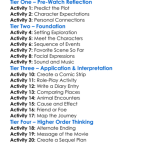 Babys Day Out 1994 Worksheet Activity Booklet