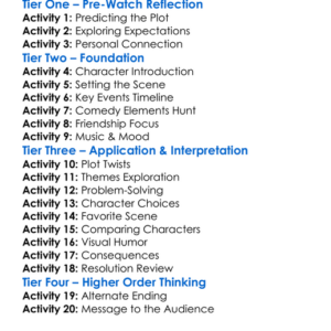 Bachelor Party 1984 Worksheet Activity Booklet