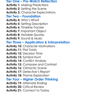 Back Stab 1990 Worksheet Activity Booklet