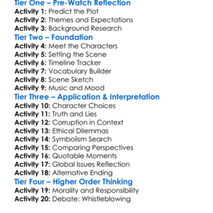 Backstabbing For Beginners 2018 Worksheet Activity Booklet