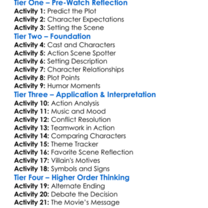 Bad Boys Ii 2003 Worksheet Activity Booklet