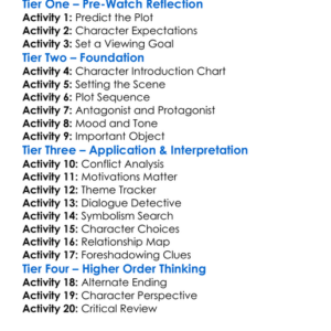 Bad Sister 2015 Worksheet Activity Booklet