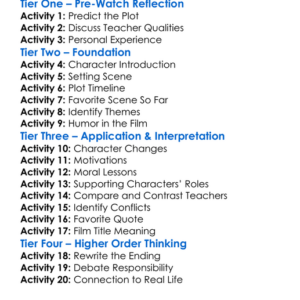 Bad Teacher 2011 Worksheet Activity Booklet