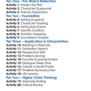Bad Timing 2022 Worksheet Activity Booklet