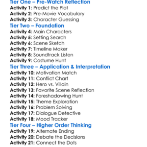 Badlanders 1992 Worksheet Activity Booklet