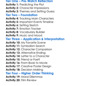 Bandaged 2009 Worksheet Activity Booklet