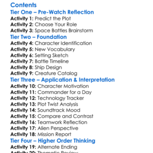 Battle In Space The Armada Attacks 2021 Worksheet Activity Booklet
