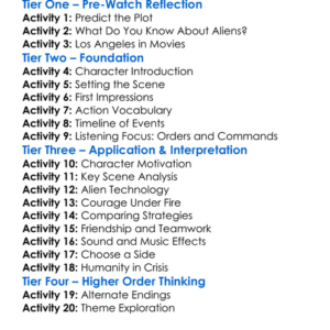 Battle Los Angeles 2011 Worksheet Activity Booklet