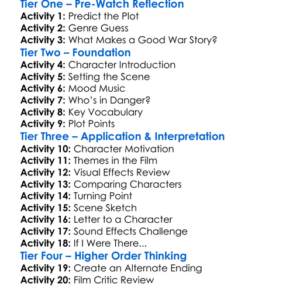 Battlefield Death Tales 2012 Worksheet Activity Booklet