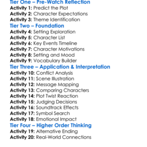 Beast 2022 Worksheet Activity Booklet