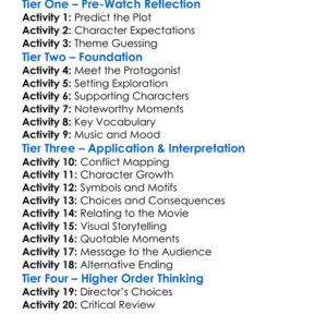 Beautiful Disaster 2023 Worksheet Activity Booklet