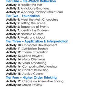 Beautiful Wedding 2024 Worksheet Activity Booklet