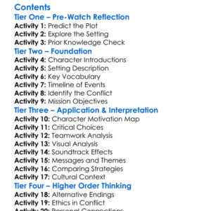 Behind Enemy Lines Ii Axis Of Evil 2006 Worksheet Activity Booklet