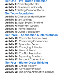 Being Queer Here 2024 Worksheet Activity Booklet