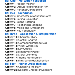 Below Her Mouth 2017 Worksheet Activity Booklet