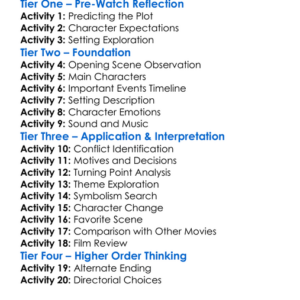 Below Utopia 1997 Worksheet Activity Booklet
