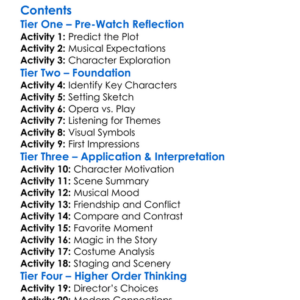 Benjamin Britten Worksheet Activity Booklet