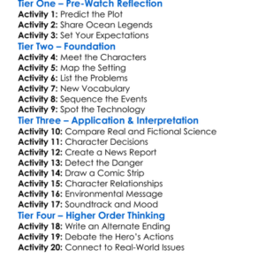 Bermuda Tentacles 2014 Worksheet Activity Booklet