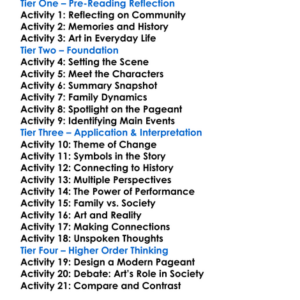 Between The Acts Virginia Woolf Worksheet Activity Booklet