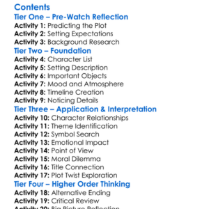 Between The Devil And The Deep Blue Sea 1995 Worksheet Activity Booklet