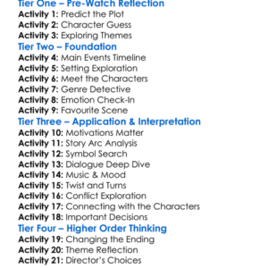 Between Worlds 2018 Worksheet Activity Booklet