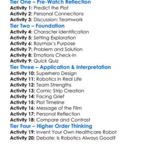 Big Hero 6 Worksheet Activity Booklet