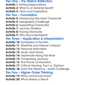 Big River Man 2009 Worksheet Activity Booklet