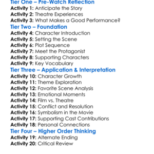 Bigger Than The Sky 2005 Worksheet Activity Booklet