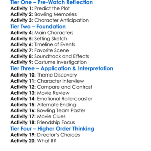 Bikini Bowl-O-Rama 2023 Worksheet Activity Booklet