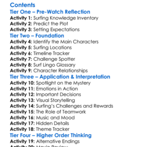 Billabong Challenge The Mystery Left 1995 Worksheet Activity Booklet