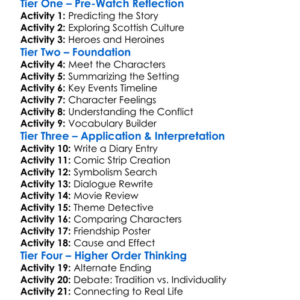 Brave Worksheet Activity Booklet