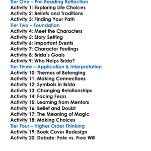 Brida Paulo Coelho Worksheet Activity Booklet