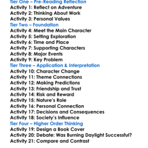 Burning Daylight Jack London Worksheet Activity Booklet