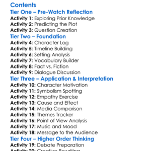 Bury My Heart At Wounded Knee 2007 Worksheet Activity Booklet