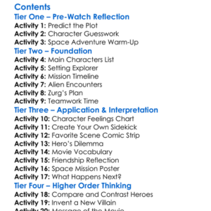 Buzz Lightyear Of Star Command The Adventure Begins 2000 Worksheet Activity Booklet