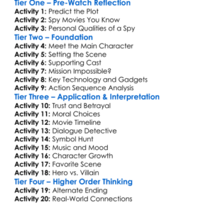 Canary Black 2024 Worksheet Activity Booklet