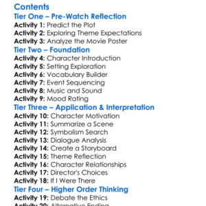 Cannibalism A New Taste In Style 2004 Worksheet Activity Booklet