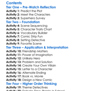 Captain Underpants The First Epic Movie Worksheet Activity Booklet