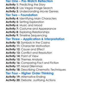 Casino 1995 Worksheet Activity Booklet