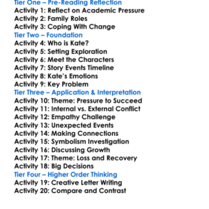 Catalyst Sharon M Draper Worksheet Activity Booklet