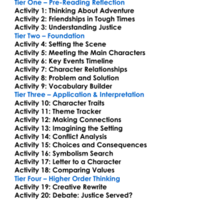 Catriona Robert Louis Stevenson Worksheet Activity Booklet